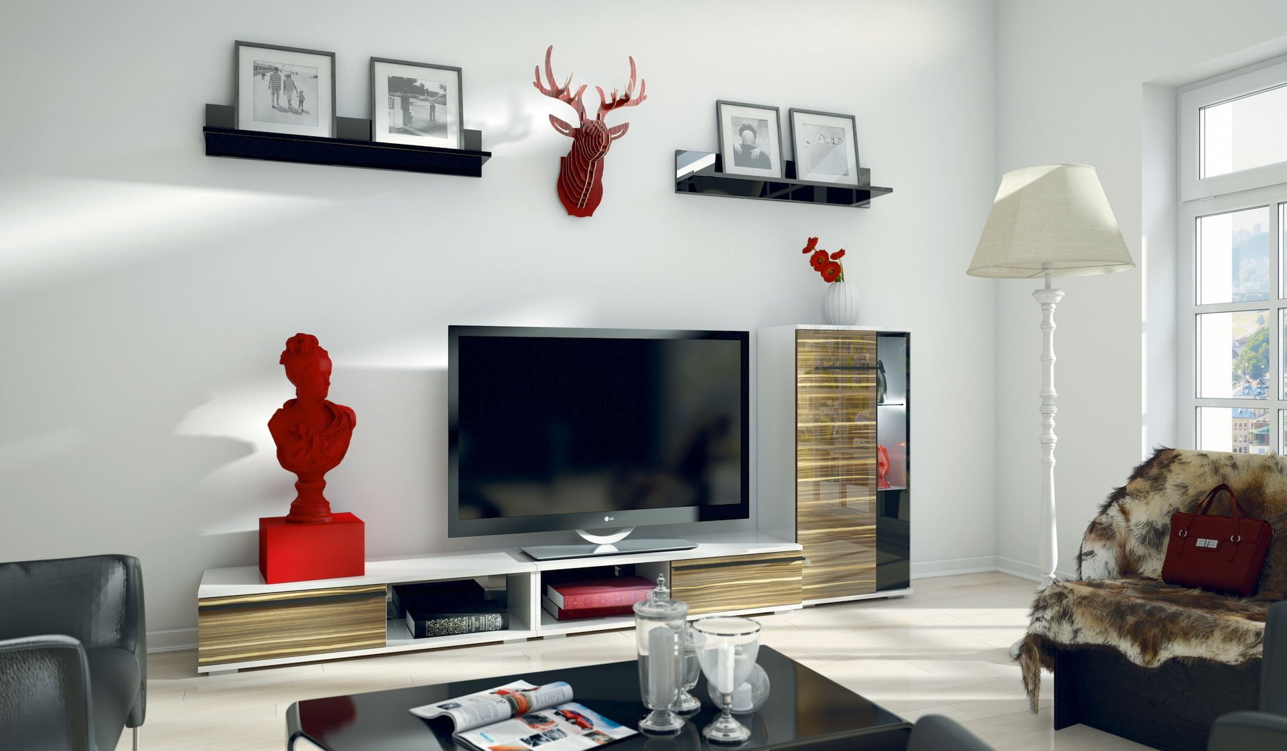 Стенка BLANCHE (артикул 809)